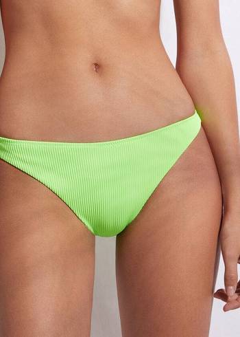 Bikini Bottoms Calzedonia Bikini New York Verdes | BR1296NB