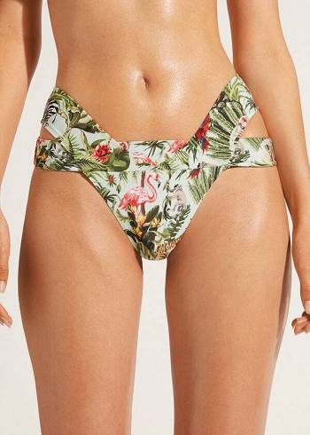 Bikini Bottoms Calzedonia Brazilian Bandeau Nairobi Eco Verdes | BR1305IS