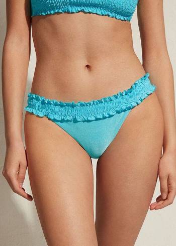 Bikini Bottoms Calzedonia Brazilian Formentera Turquesa | BR1308AP