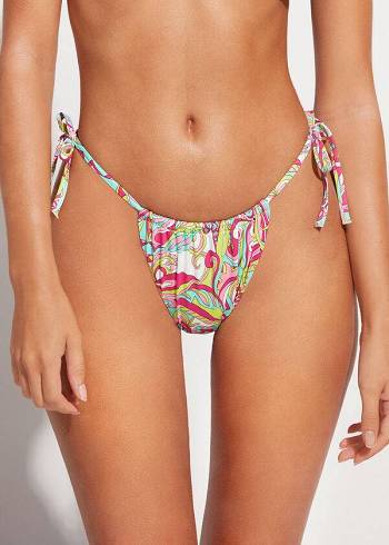 Bikini Bottoms Calzedonia Brazilian String Londra Multicoloridas | BR1338GL