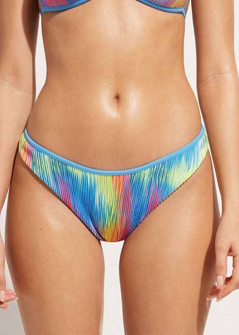 Bikini Bottoms Calzedonia High-Cut Brazilian Maiorca Multicoloridas | BR1442GL