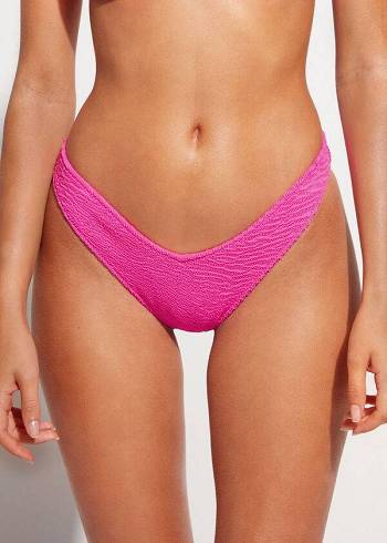 Bikini Bottoms Calzedonia High Cut V-shaped Brazilian Miami Rosa | BR1399BC