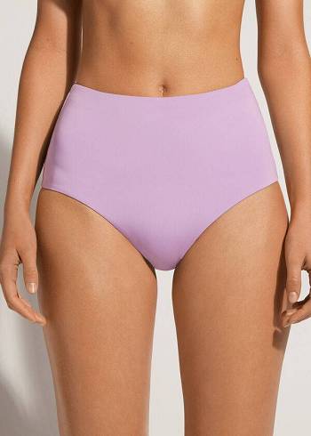 Bikini Bottoms Calzedonia High Shaper Waist Indonesia Eco Roxo | BR1404EX