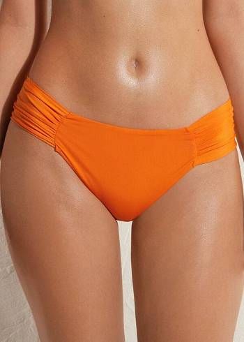 Bikini Bottoms Calzedonia Indonesia Eco rise Laranja | BR1479MA