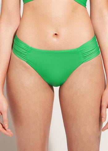 Bikini Bottoms Calzedonia Indonesia Eco rosa Verdes | BR1481WY