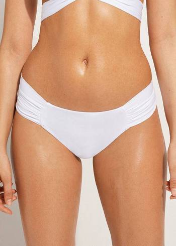 Bikini Bottoms Calzedonia Indonesia Eco rosa Branco | BR1483RW