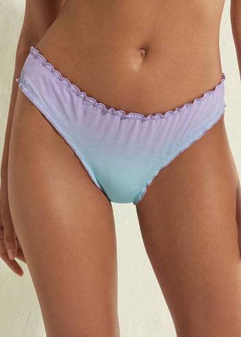 Bikini Bottoms Calzedonia Madrid Roxo | BR1498LH