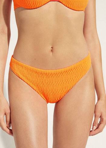 Bikini Bottoms Calzedonia Mykonos Laranja | BR1507WY