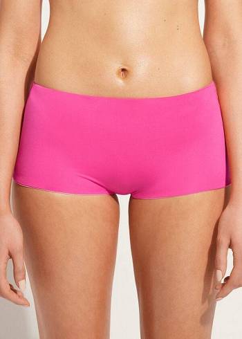 Bikini Bottoms Calzedonia Shorts Indonesia Eco Rosa | BR1554VD