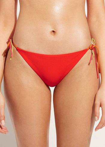 Bikini Bottoms Calzedonia String Berlino Vermelhas | BR1580VD