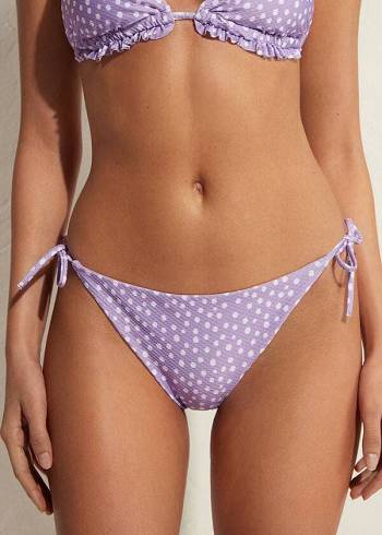 Bikini Bottoms Calzedonia String Cipro Roxo | BR1588TV