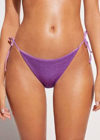 Bikini Bottoms Calzedonia String Las Vegas Roxo | BR1600JJ