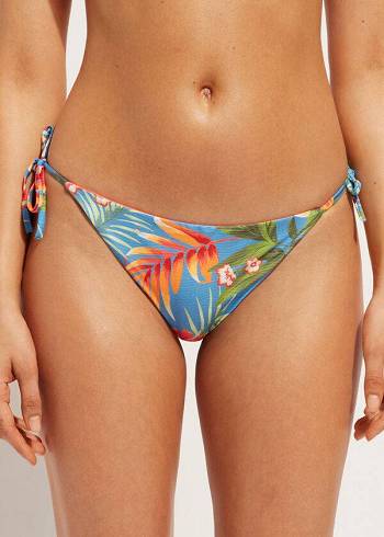 Bikini Bottoms Calzedonia String Maui Verdes | BR1606VD