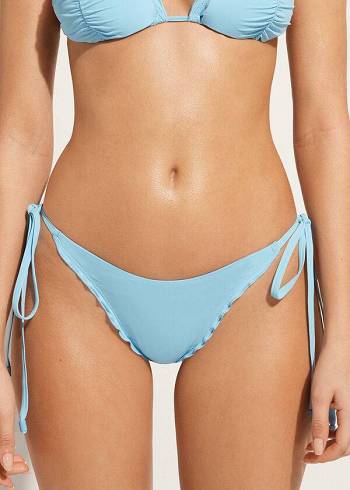 Bikini Bottoms Calzedonia String Thong Islamorada Azuis | BR1617IS