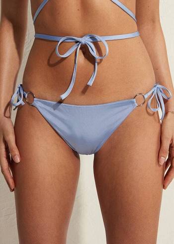 Bikini Bottoms Calzedonia String Tie Abu Dhabi Azuis | BR1619PQ