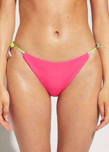 Bikini Bottoms Calzedonia String Tokyo Rosa | BR1622DN