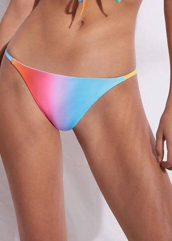 Bikini Bottoms Calzedonia Thong Barcellona Multicoloridas | BR1631CE