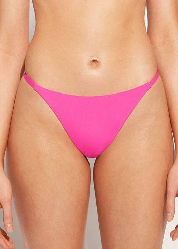 Bikini Bottoms Calzedonia Thong Indonesia Eco Rosa | BR1635MA