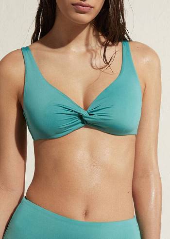 Bikini Tops Calzedonia Balconette Indonesia Eco Turquesa | BR1667YU