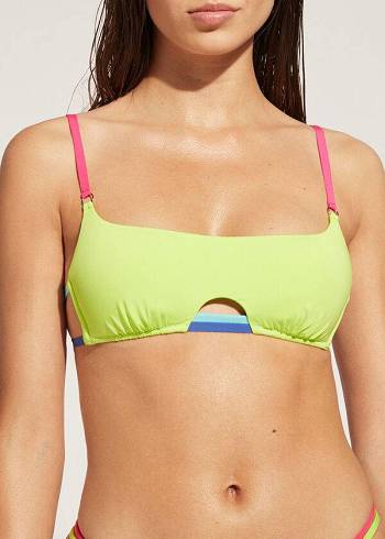 Bikini Tops Calzedonia Tank Tokyo Eco Verdes | BR2001WY