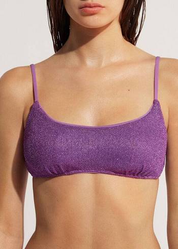 Bikini Tops Calzedonia Tank-style Las Vegas Roxo | BR2011SO