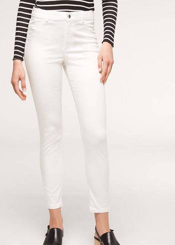 Calça Jeans Calzedonia Eco Light Push Up Denim Branco | BR2581TV