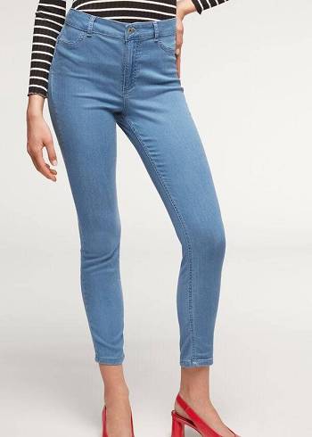 Calça Jeans Calzedonia Eco Light Push Up Denim Azuis | BR2583EX