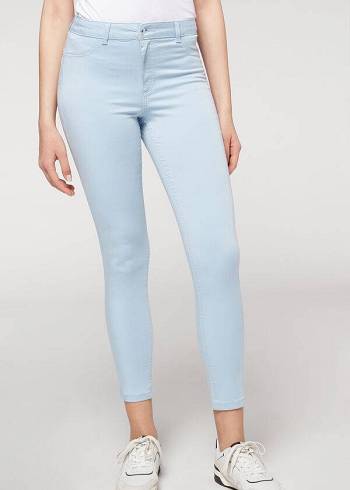 Calça Jeans Calzedonia Eco Light Push Up Denim Bege | BR2585QZ