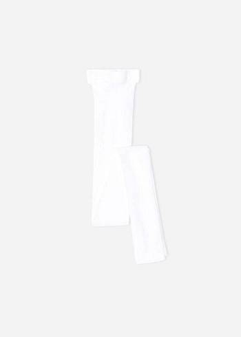 Collants Calzedonia Micronet Criança Branco | BR2988YU