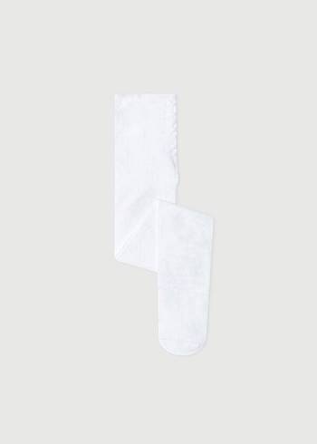 Collants Calzedonia Soft Touch 50 Deniers Criança Branco | BR3001AP