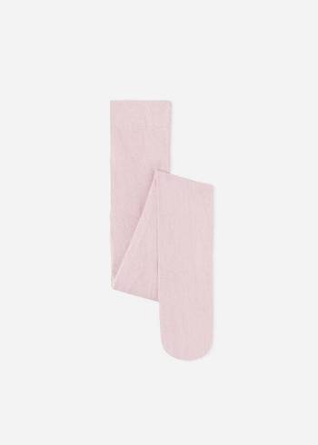 Collants Calzedonia Super Opaque with Cashmere Criança Rosa | BR3006YU