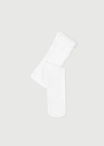 Collants Calzedonia Super Opaque with Cashmere Criança Branco | BR3013NB