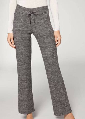 Leggings Calzedonia Cashmere Straight Cinzentas | BR2626DN