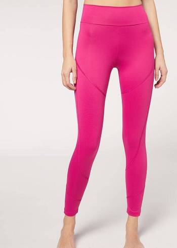 Leggings Calzedonia Performance Athletic Rosa | BR2671SO