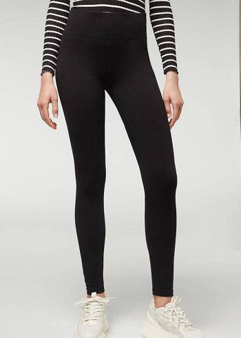 Leggings Calzedonia Thermal Pretas | BR2697DN