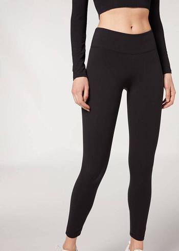 Leggings Calzedonia Ultra Light Active Pretas | BR2706RW