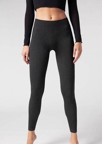 Leggings Calzedonia Ultra-Opaque Microfiber Cinzentas | BR2710MA