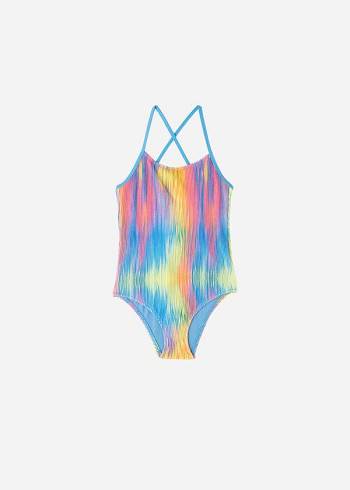 Swimsuits Calzedonia One-Piece Maiorca Criança Multicoloridas | BR3045LH