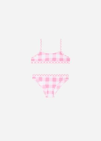 Swimsuits Calzedonia Two Piece Lione Criança Rosa | BR3059YU