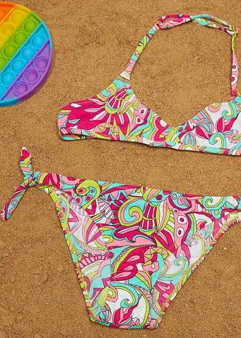 Swimsuits Calzedonia Two Piece Londra Criança Multicoloridas | BR3060TV