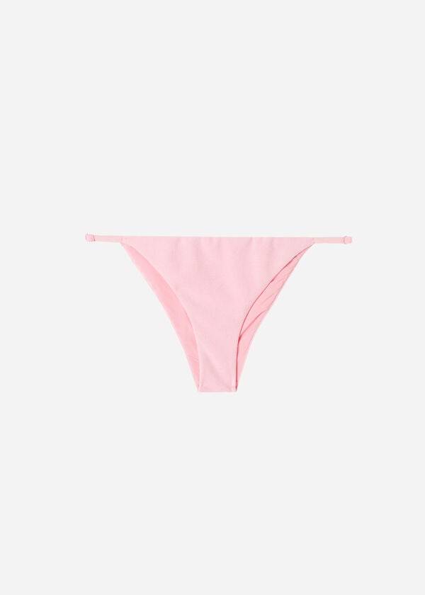 Bikini Bottoms Calzedonia Adjustable Side Beverly Hills Eco Rosa | BR1288JJ