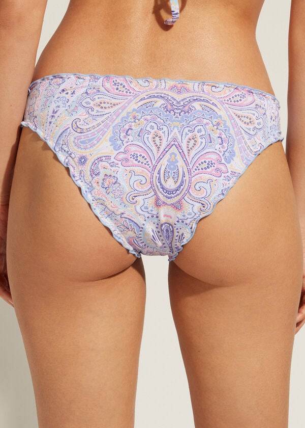 Bikini Bottoms Calzedonia Amalfi Azuis | BR1289KI