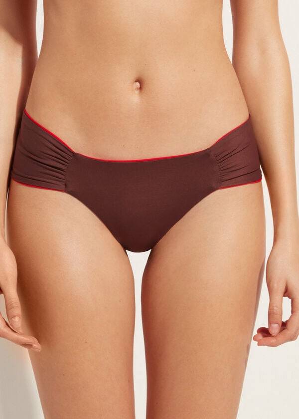 Bikini Bottoms Calzedonia Brazilian Indonesia Eco Vermelhas | BR1315KI