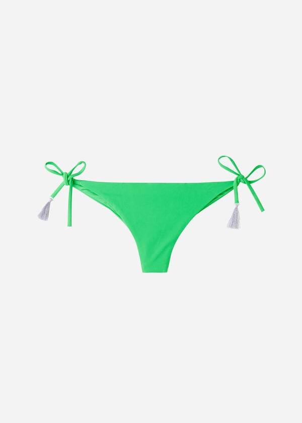 Bikini Bottoms Calzedonia Brazilian String Capri Verdes | BR1328TV