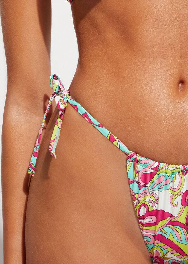 Bikini Bottoms Calzedonia Brazilian String Londra Multicoloridas | BR1338GL