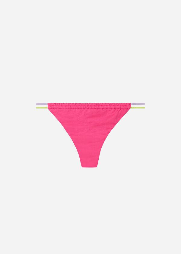 Bikini Bottoms Calzedonia Brazilian String Tokyo Eco Rosa | BR1344XF