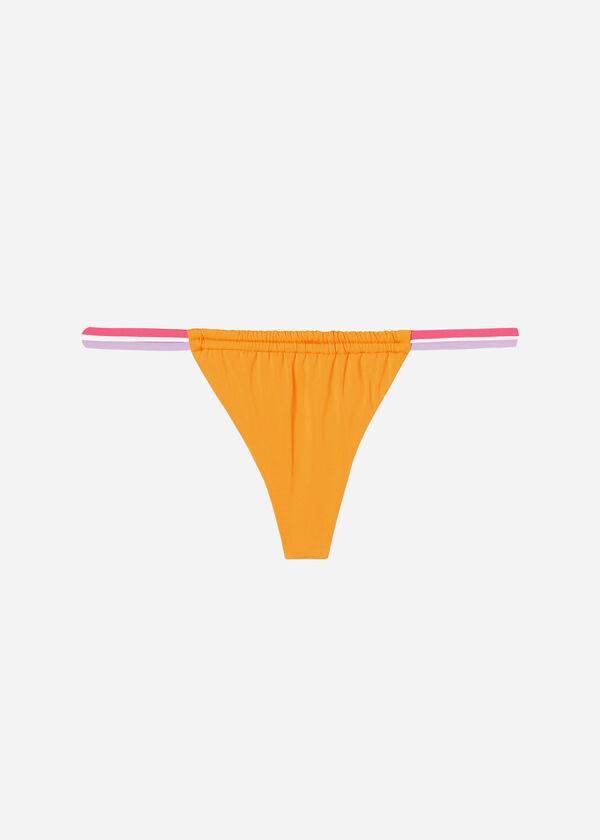 Bikini Bottoms Calzedonia Brazilian String Tokyo Eco Laranja | BR1345CE