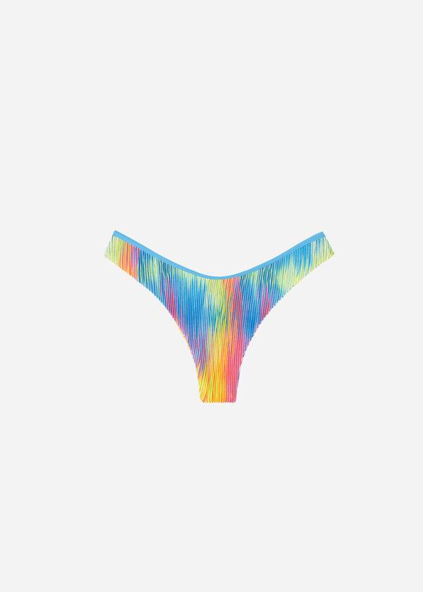 Bikini Bottoms Calzedonia High-Cut Brazilian Maiorca Multicoloridas | BR1442GL