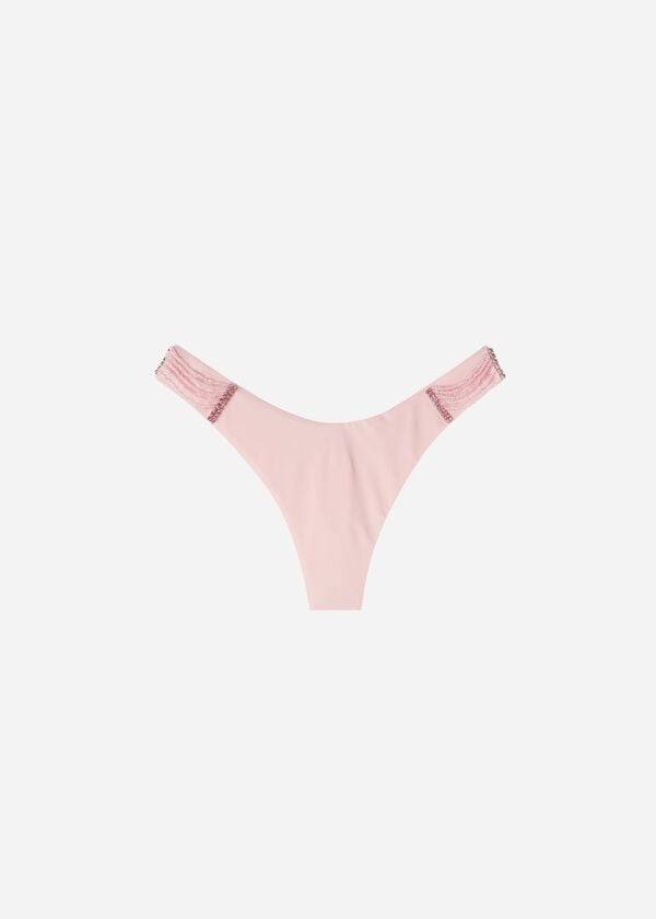 Bikini Bottoms Calzedonia High-Cut Brazilian Manila Rosa | BR1443HK