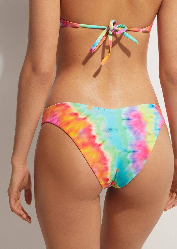 Bikini Bottoms Calzedonia High Cut Orlando Multicoloridas | BR1397CE